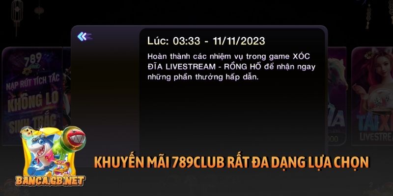 Khuyến mãi 789club hấp dẫn - Cơ hội để nhận thưởng cao 1 Khuyến mãi 789club rất đa dạng lựa chọn