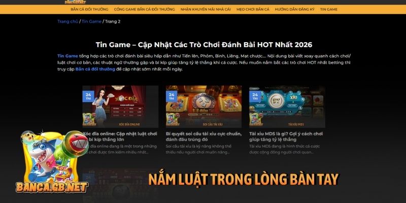 Đừng vác súng đi bắn cá nếu chưa thuộc lòng mớ bí kíp này 2 Nắm luật trong lòng bàn tay