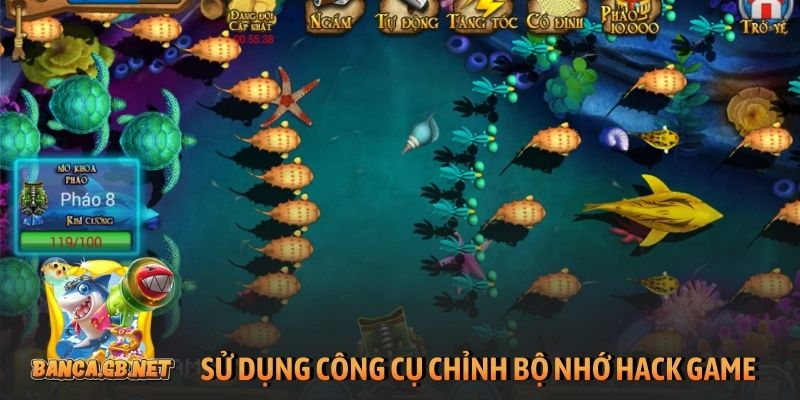 Cách hack game bắn cá Long Vương thu nhập 100+ triệu 2 Sử dụng công cụ chỉnh bộ nhớ hack game
